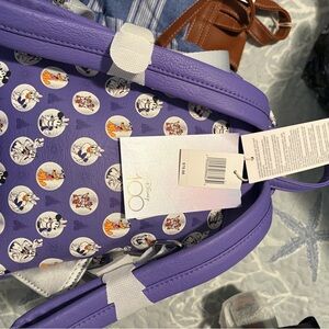 Disney Lavender Backpack with Character Circles
